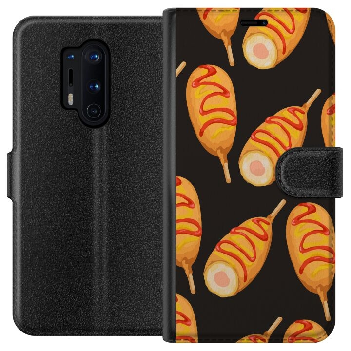 Plånboksfodral till OnePlus 8 Pro med Kycklingklubba motiv i gruppen SMARTPHONE & SURFPLATTOR / Mobilskydd / OnePlus hos TP E-commerce Nordic AB (A56861)