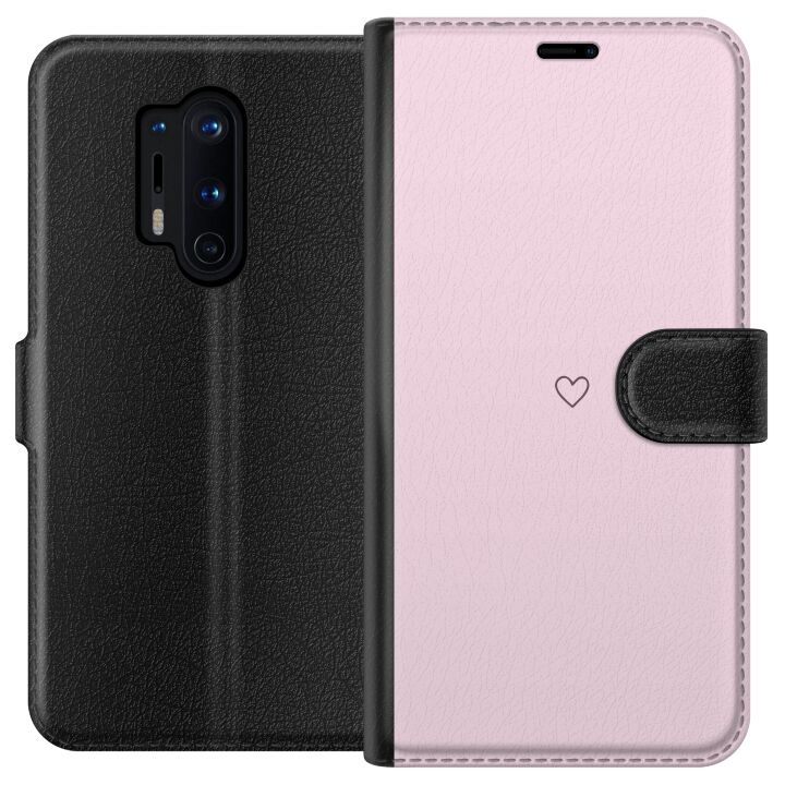 Plånboksfodral till OnePlus 8 Pro med Hjärta motiv i gruppen SMARTPHONE & SURFPLATTOR / Mobilskydd / OnePlus hos TP E-commerce Nordic AB (A56871)