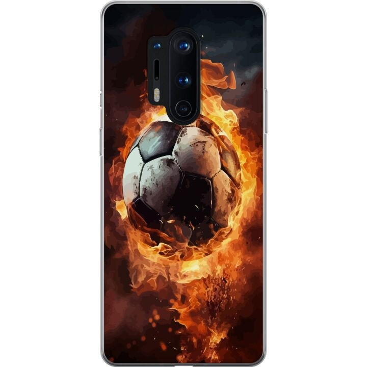 Mobilskal till OnePlus 8 Pro med Fotboll motiv i gruppen SMARTPHONE & SURFPLATTOR / Mobilskydd / OnePlus hos TP E-commerce Nordic AB (A56900)