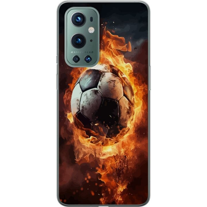 Mobilskal till OnePlus 9 Pro med Fotboll motiv i gruppen SMARTPHONE & SURFPLATTOR / Mobilskydd / OnePlus hos TP E-commerce Nordic AB (A57062)