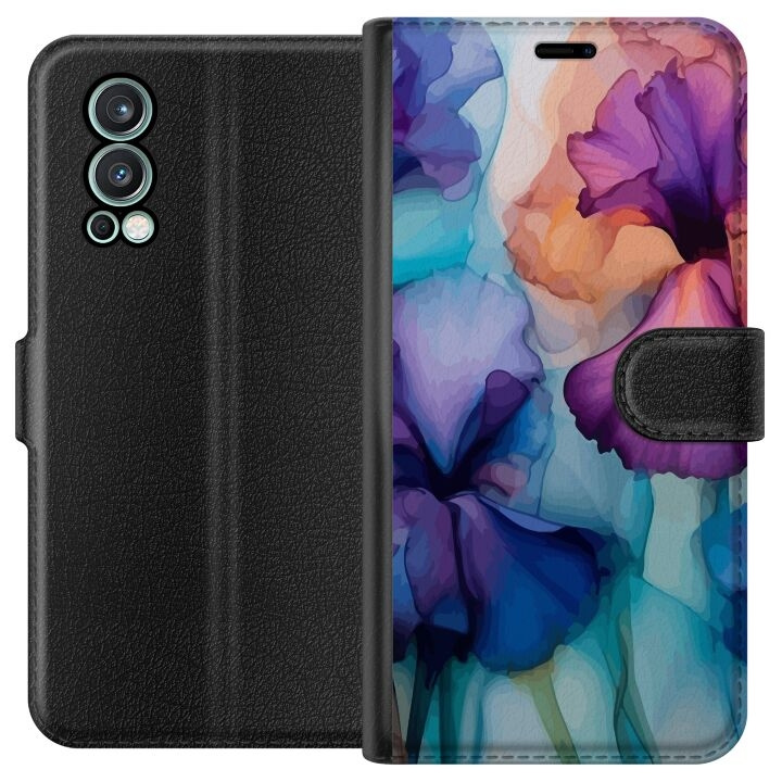 Plånboksfodral till OnePlus Nord 2 5G med Magiska blommor motiv i gruppen SMARTPHONE & SURFPLATTOR / Mobilskydd / OnePlus hos TP E-commerce Nordic AB (A57314)