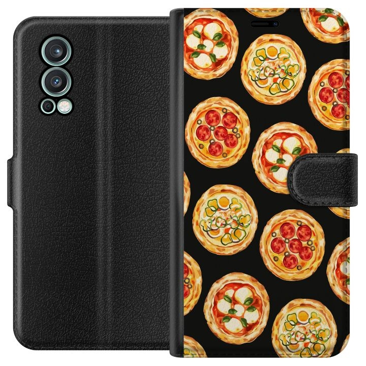 Plånboksfodral till OnePlus Nord 2 5G med Pizza motiv i gruppen SMARTPHONE & SURFPLATTOR / Mobilskydd / OnePlus hos TP E-commerce Nordic AB (A57324)