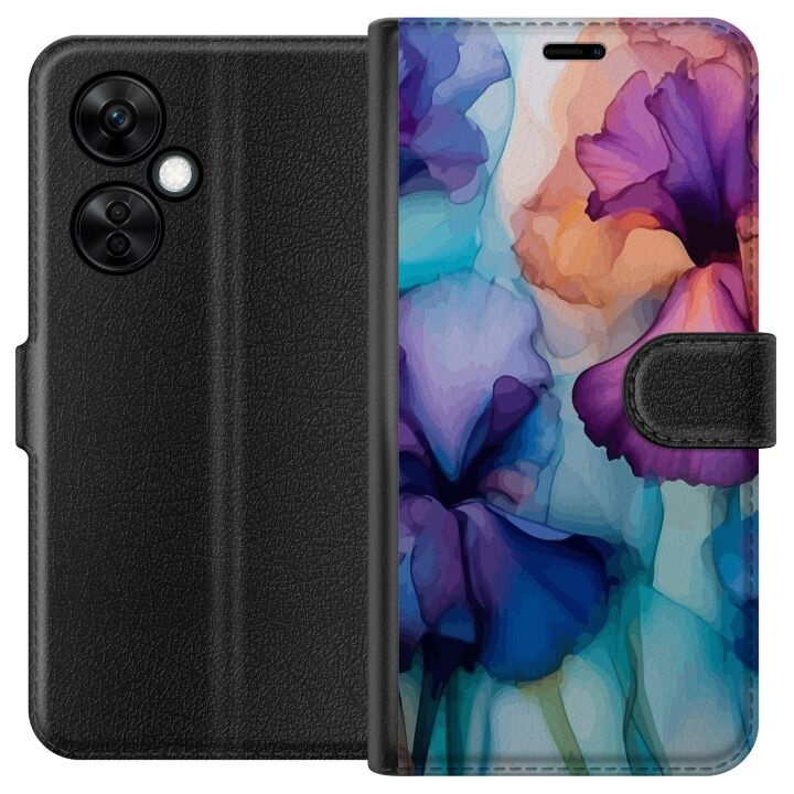 Plånboksfodral till OnePlus Nord CE 3 Lite med Magiska blommor motiv i gruppen SMARTPHONE & SURFPLATTOR / Mobilskydd / OnePlus hos TP E-commerce Nordic AB (A57719)