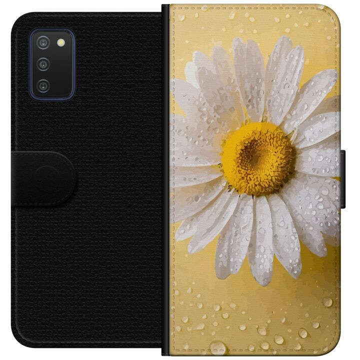 Plånboksfodral till Samsung Galaxy A03s med Porslinsblomma motiv i gruppen SMARTPHONE & SURFPLATTOR / Mobilskydd / Samsung hos TP E-commerce Nordic AB (A58256)