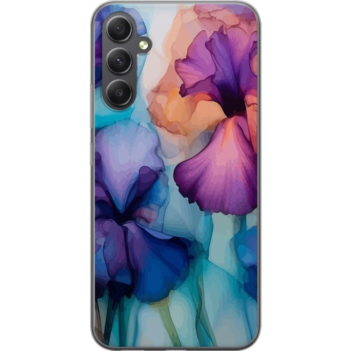 Mobilskal till Samsung Galaxy A24 4G med Magiska blommor motiv i gruppen SMARTPHONE & SURFPLATTOR / Mobilskydd / Samsung hos TP E-commerce Nordic AB (A59123)