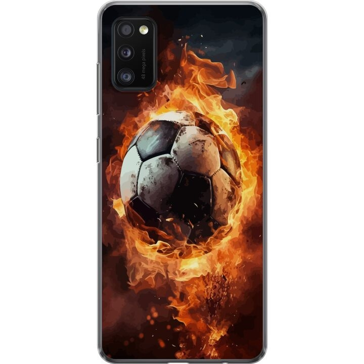 Mobilskal till Samsung Galaxy A41 med Fotboll motiv i gruppen SMARTPHONE & SURFPLATTOR / Mobilskydd / Samsung hos TP E-commerce Nordic AB (A59546)
