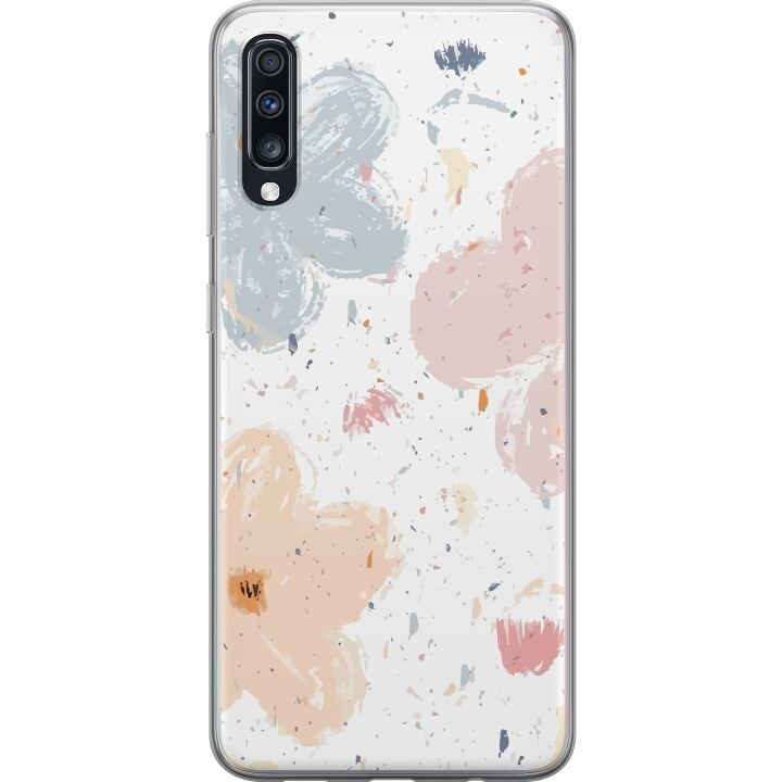 Mobilskal till Samsung Galaxy A70 med Blommor motiv i gruppen SMARTPHONE & SURFPLATTOR / Mobilskydd / Samsung hos TP E-commerce Nordic AB (A60023)