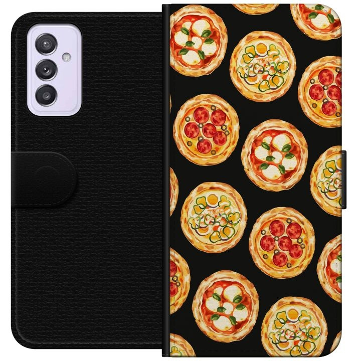 Plånboksfodral till Samsung Galaxy A82 5G med Pizza motiv i gruppen SMARTPHONE & SURFPLATTOR / Mobilskydd / Samsung hos TP E-commerce Nordic AB (A60267)