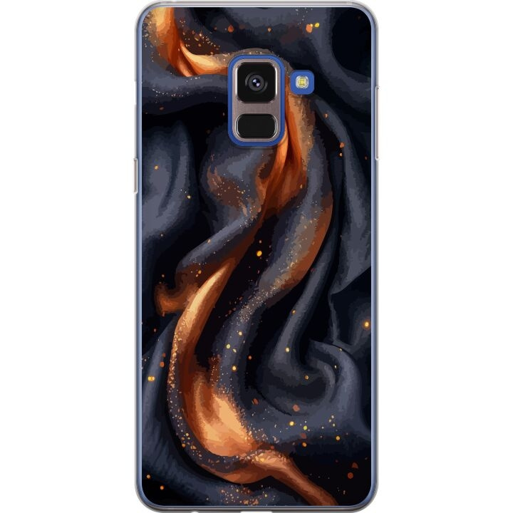 Mobilskal till Samsung Galaxy A8 (2018) med Eldigt silke motiv i gruppen SMARTPHONE & SURFPLATTOR / Mobilskydd / Samsung hos TP E-commerce Nordic AB (A60309)