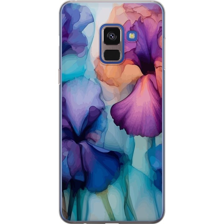 Mobilskal till Samsung Galaxy A8 (2018) med Magiska blommor motiv i gruppen SMARTPHONE & SURFPLATTOR / Mobilskydd / Samsung hos TP E-commerce Nordic AB (A60311)