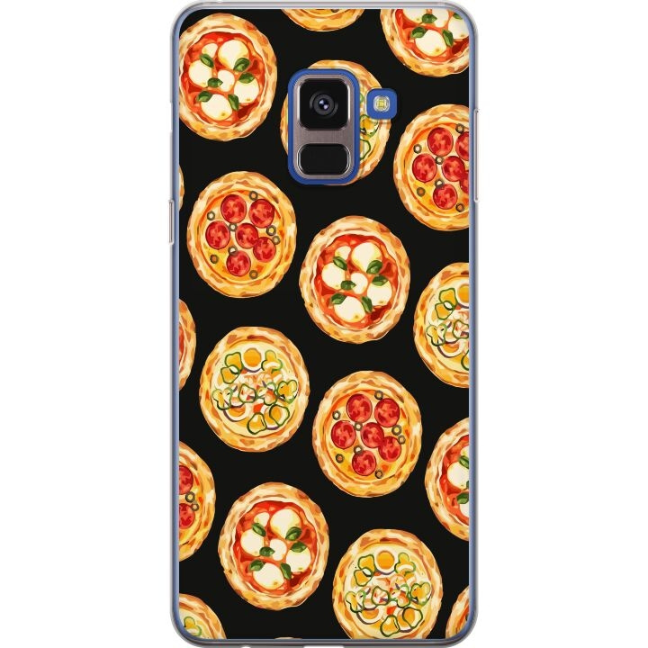 Mobilskal till Samsung Galaxy A8 (2018) med Pizza motiv i gruppen SMARTPHONE & SURFPLATTOR / Mobilskydd / Samsung hos TP E-commerce Nordic AB (A60321)