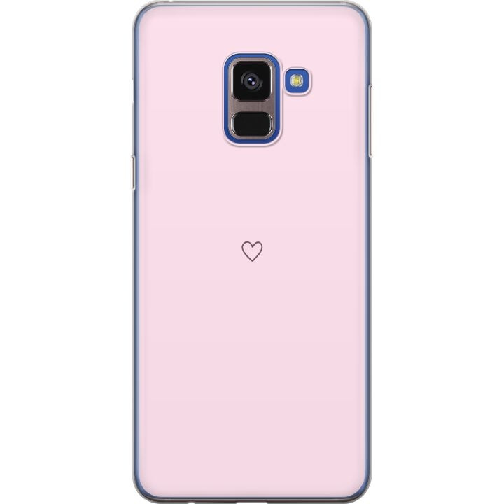 Mobilskal till Samsung Galaxy A8 (2018) med Hjärta motiv i gruppen SMARTPHONE & SURFPLATTOR / Mobilskydd / Samsung hos TP E-commerce Nordic AB (A60327)