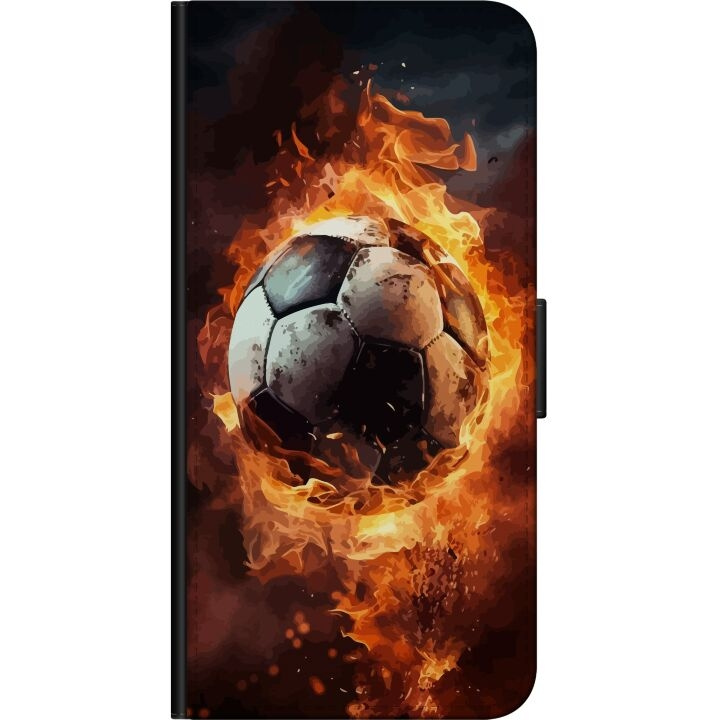 Plånboksfodral till Samsung Galaxy Note10 Lite med Fotboll motiv i gruppen SMARTPHONE & SURFPLATTOR / Mobilskydd / Samsung hos TP E-commerce Nordic AB (A60572)