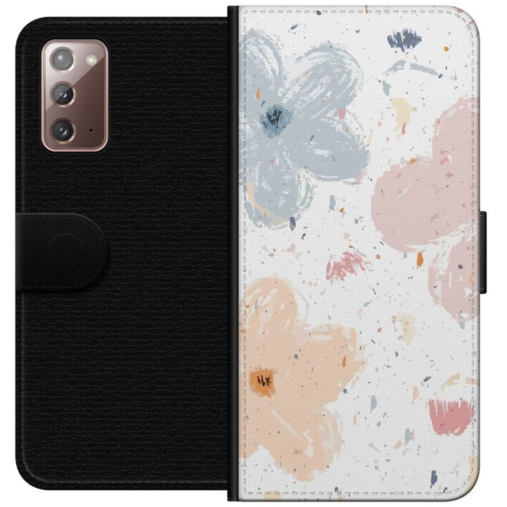 Plånboksfodral till Samsung Galaxy Note20 med Blommor motiv i gruppen SMARTPHONE & SURFPLATTOR / Mobilskydd / Samsung hos TP E-commerce Nordic AB (A60644)