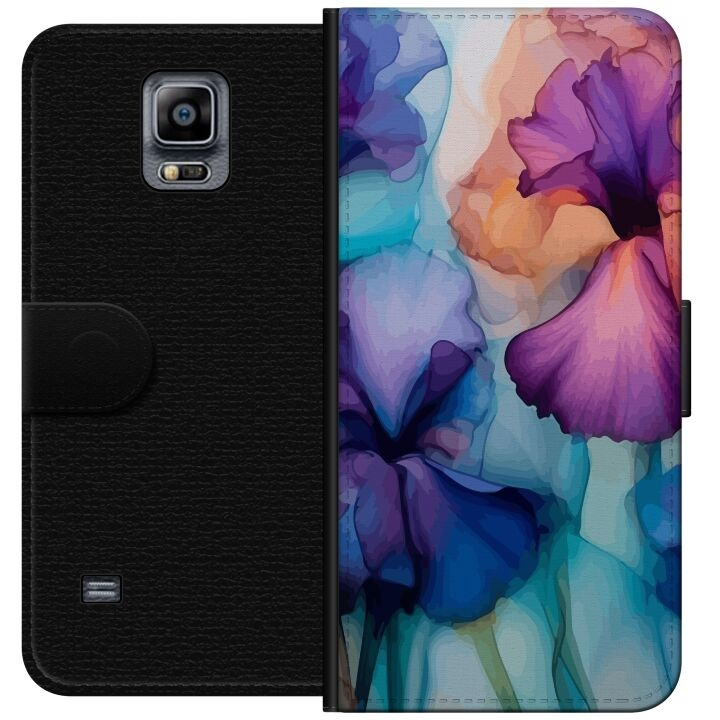 Plånboksfodral till Samsung Galaxy Note 4 med Magiska blommor motiv i gruppen SMARTPHONE & SURFPLATTOR / Mobilskydd / Samsung hos TP E-commerce Nordic AB (A60743)