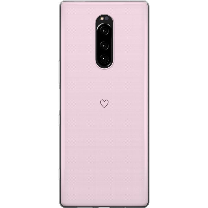 Mobilskal till Sony Xperia 1 med Hjärta motiv i gruppen SMARTPHONE & SURFPLATTOR / Mobilskydd / Sony hos TP E-commerce Nordic AB (A60813)