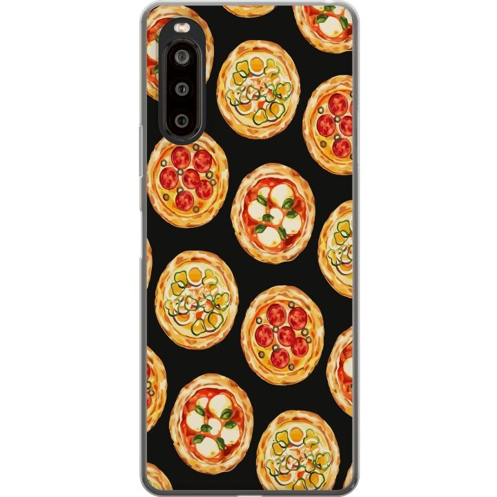 Mobilskal till Sony Xperia 10 II med Pizza motiv i gruppen SMARTPHONE & SURFPLATTOR / Mobilskydd / Sony hos TP E-commerce Nordic AB (A60888)