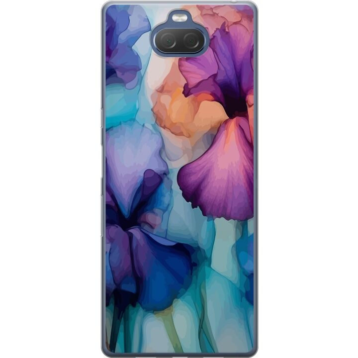 Mobilskal till Sony Xperia 10 Plus med Magiska blommor motiv i gruppen SMARTPHONE & SURFPLATTOR / Mobilskydd / Sony hos TP E-commerce Nordic AB (A61121)