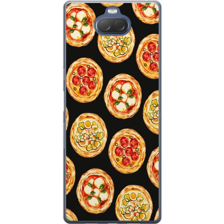 Mobilskal till Sony Xperia 10 Plus med Pizza motiv i gruppen SMARTPHONE & SURFPLATTOR / Mobilskydd / Sony hos TP E-commerce Nordic AB (A61131)