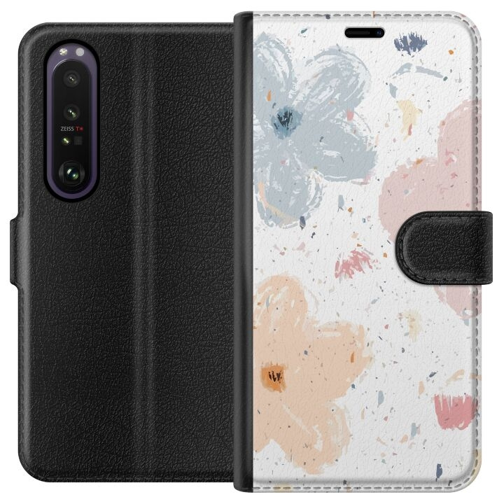 Plånboksfodral till Sony Xperia 1 III med Blommor motiv i gruppen SMARTPHONE & SURFPLATTOR / Mobilskydd / Sony hos TP E-commerce Nordic AB (A61184)