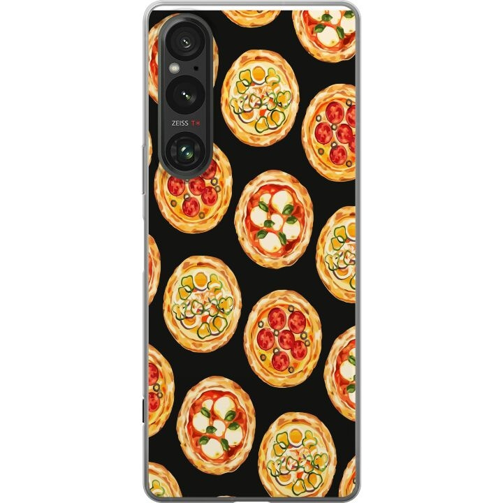 Mobilskal till Sony Xperia 1 V med Pizza motiv i gruppen SMARTPHONE & SURFPLATTOR / Mobilskydd / Sony hos TP E-commerce Nordic AB (A61320)