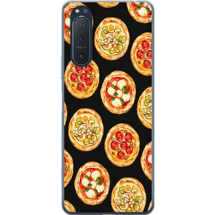 Mobilskal till Sony Xperia 5 II med Pizza motiv i gruppen SMARTPHONE & SURFPLATTOR / Mobilskydd / Sony hos TP E-commerce Nordic AB (A61401)