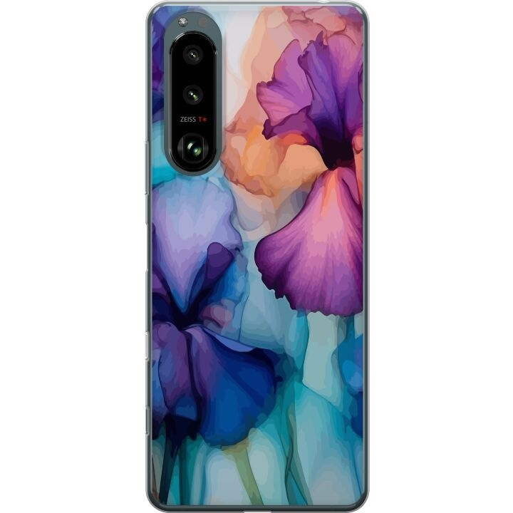 Mobilskal till Sony Xperia 5 III med Magiska blommor motiv i gruppen SMARTPHONE & SURFPLATTOR / Mobilskydd / Sony hos TP E-commerce Nordic AB (A61445)