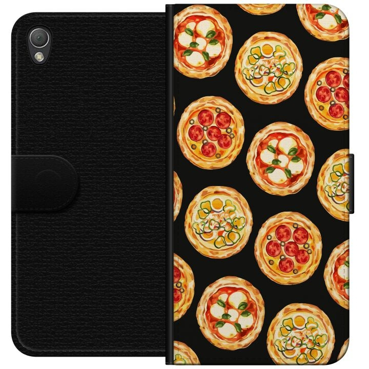 Plånboksfodral till Sony Xperia Z3 med Pizza motiv i gruppen SMARTPHONE & SURFPLATTOR / Mobilskydd / Sony hos TP E-commerce Nordic AB (A61752)