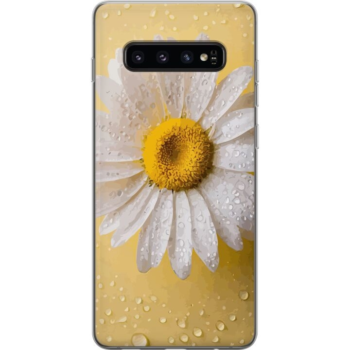 Mobilskal till Samsung Galaxy S10 med Porslinsblomma motiv i gruppen SMARTPHONE & SURFPLATTOR / Mobilskydd / Samsung hos TP E-commerce Nordic AB (A61847)