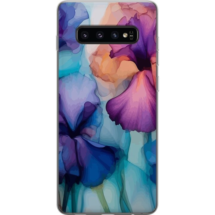 Mobilskal till Samsung Galaxy S10 med Magiska blommor motiv i gruppen SMARTPHONE & SURFPLATTOR / Mobilskydd / Samsung hos TP E-commerce Nordic AB (A61850)