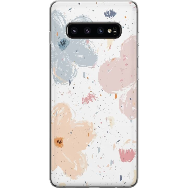 Mobilskal till Samsung Galaxy S10 med Blommor motiv i gruppen SMARTPHONE & SURFPLATTOR / Mobilskydd / Samsung hos TP E-commerce Nordic AB (A61859)