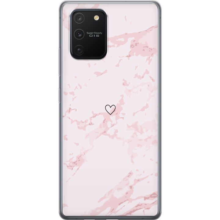 Mobilskal till Samsung Galaxy S10 Lite med Rosa Hjärta motiv i gruppen SMARTPHONE & SURFPLATTOR / Mobilskydd / Samsung hos TP E-commerce Nordic AB (A61978)