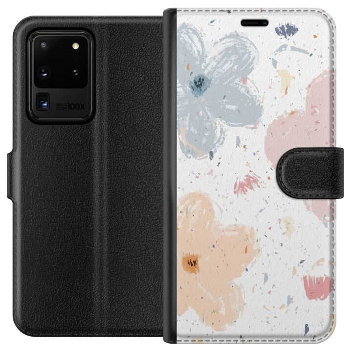 Plånboksfodral till Samsung Galaxy S20 Ultra med Blommor motiv i gruppen SMARTPHONE & SURFPLATTOR / Mobilskydd / Samsung hos TP E-commerce Nordic AB (A62210)