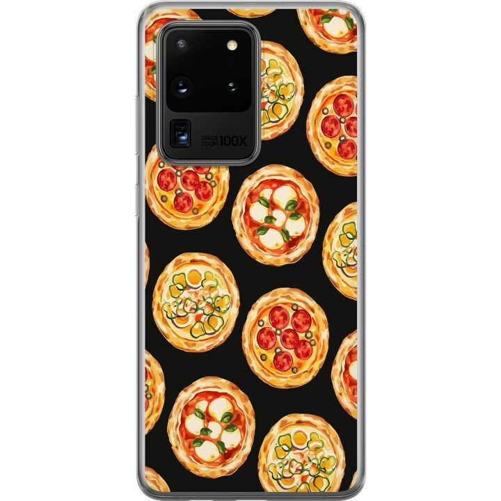 Mobilskal till Samsung Galaxy S20 Ultra med Pizza motiv i gruppen SMARTPHONE & SURFPLATTOR / Mobilskydd / Samsung hos TP E-commerce Nordic AB (A62238)