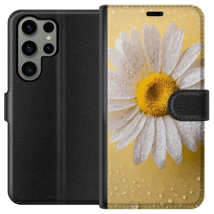 Plånboksfodral till Samsung Galaxy S23 Ultra med Porslinsblomma motiv i gruppen SMARTPHONE & SURFPLATTOR / Mobilskydd / Samsung hos TP E-commerce Nordic AB (A62792)