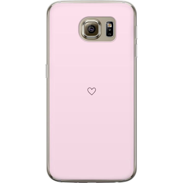 Mobilskal till Samsung Galaxy S6 med Hjärta motiv i gruppen SMARTPHONE & SURFPLATTOR / Mobilskydd / Samsung hos TP E-commerce Nordic AB (A63027)