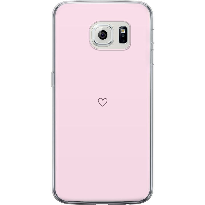 Mobilskal till Samsung Galaxy S6 edge med Hjärta motiv i gruppen SMARTPHONE & SURFPLATTOR / Mobilskydd / Samsung hos TP E-commerce Nordic AB (A63054)