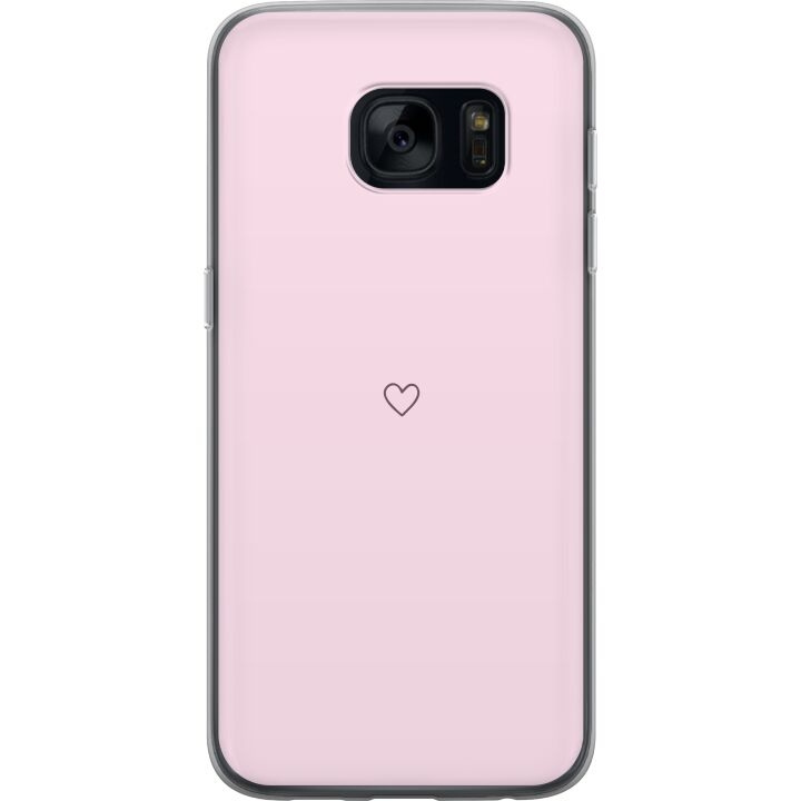 Mobilskal till Samsung Galaxy S7 med Hjärta motiv i gruppen SMARTPHONE & SURFPLATTOR / Mobilskydd / Samsung hos TP E-commerce Nordic AB (A63108)