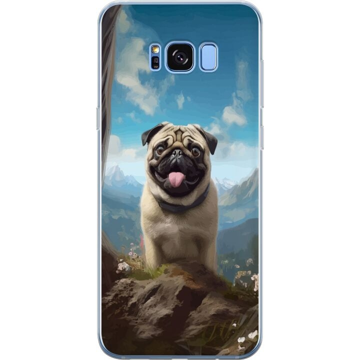 Mobilskal till Samsung Galaxy S8 med Glad Hund motiv i gruppen SMARTPHONE & SURFPLATTOR / Mobilskydd / Samsung hos TP E-commerce Nordic AB (A63188)