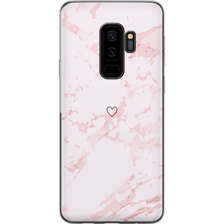 Mobilskal till Samsung Galaxy S9+ med Rosa Hjärta motiv i gruppen SMARTPHONE & SURFPLATTOR / Mobilskydd / Samsung hos TP E-commerce Nordic AB (A63328)