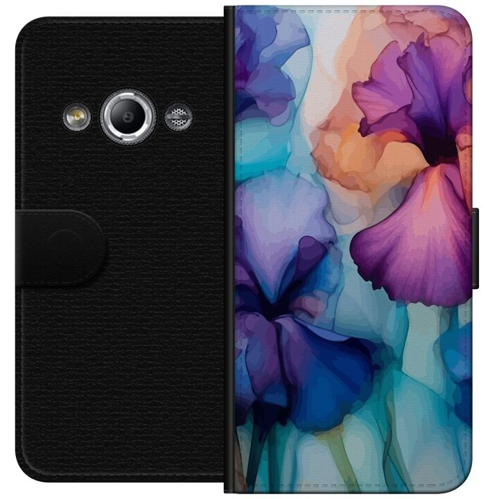 Plånboksfodral till Samsung Galaxy Xcover 3 med Magiska blommor motiv i gruppen SMARTPHONE & SURFPLATTOR / Mobilskydd / Samsung hos TP E-commerce Nordic AB (A63335)