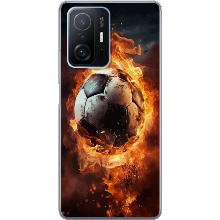 Mobilskal till Xiaomi 11T Pro med Fotboll motiv i gruppen SMARTPHONE & SURFPLATTOR / Mobilskydd / Xiaomi hos TP E-commerce Nordic AB (A63812)