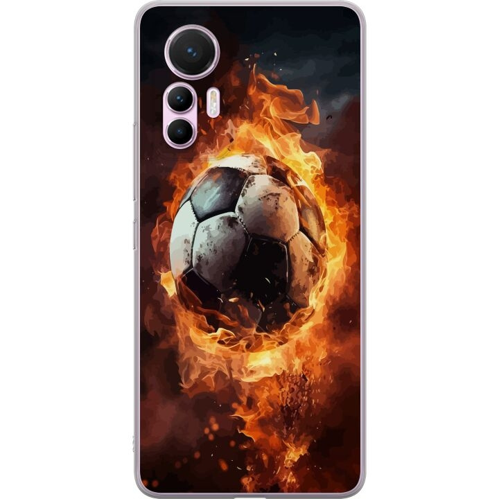 Mobilskal till Xiaomi 12 Lite med Fotboll motiv i gruppen SMARTPHONE & SURFPLATTOR / Mobilskydd / Xiaomi hos TP E-commerce Nordic AB (A63893)