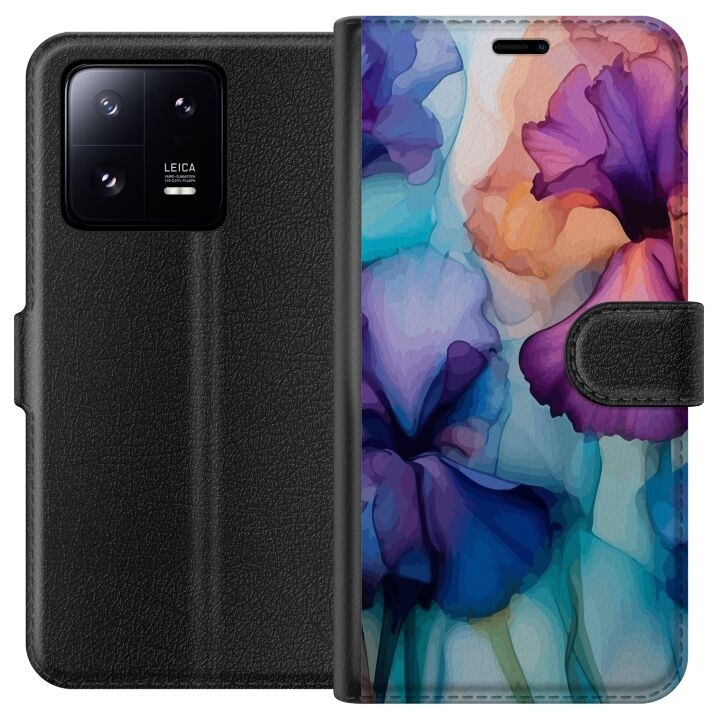 Plånboksfodral till Xiaomi 13 Pro med Magiska blommor motiv i gruppen SMARTPHONE & SURFPLATTOR / Mobilskydd / Xiaomi hos TP E-commerce Nordic AB (A64172)