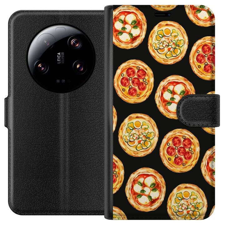 Plånboksfodral till Xiaomi 13 Ultra med Pizza motiv i gruppen SMARTPHONE & SURFPLATTOR / Mobilskydd / Xiaomi hos TP E-commerce Nordic AB (A64290)