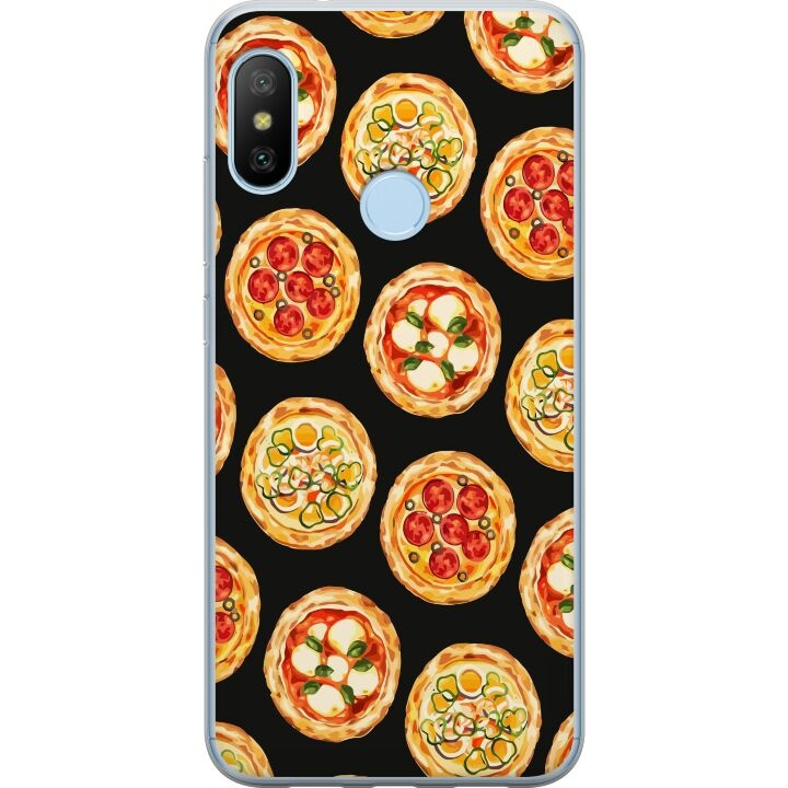 Mobilskal till Xiaomi Mi A2 Lite med Pizza motiv i gruppen SMARTPHONE & SURFPLATTOR / Mobilskydd / Xiaomi hos TP E-commerce Nordic AB (A64425)