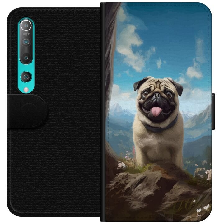 Plånboksfodral till Xiaomi Mi 10 5G med Glad Hund motiv i gruppen SMARTPHONE & SURFPLATTOR / Mobilskydd / Xiaomi hos TP E-commerce Nordic AB (A64457)