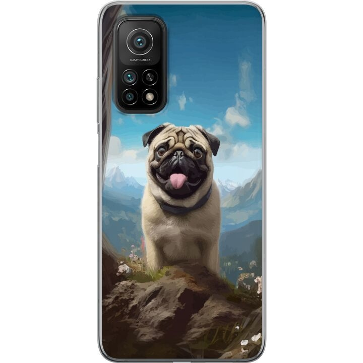 Mobilskal till Xiaomi Mi 10T 5G med Glad Hund motiv i gruppen SMARTPHONE & SURFPLATTOR / Mobilskydd / Xiaomi hos TP E-commerce Nordic AB (A64646)