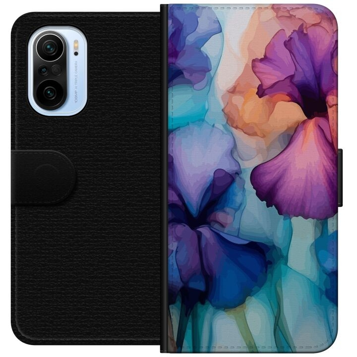 Plånboksfodral till Xiaomi Mi 11i med Magiska blommor motiv i gruppen SMARTPHONE & SURFPLATTOR / Mobilskydd / Xiaomi hos TP E-commerce Nordic AB (A64793)