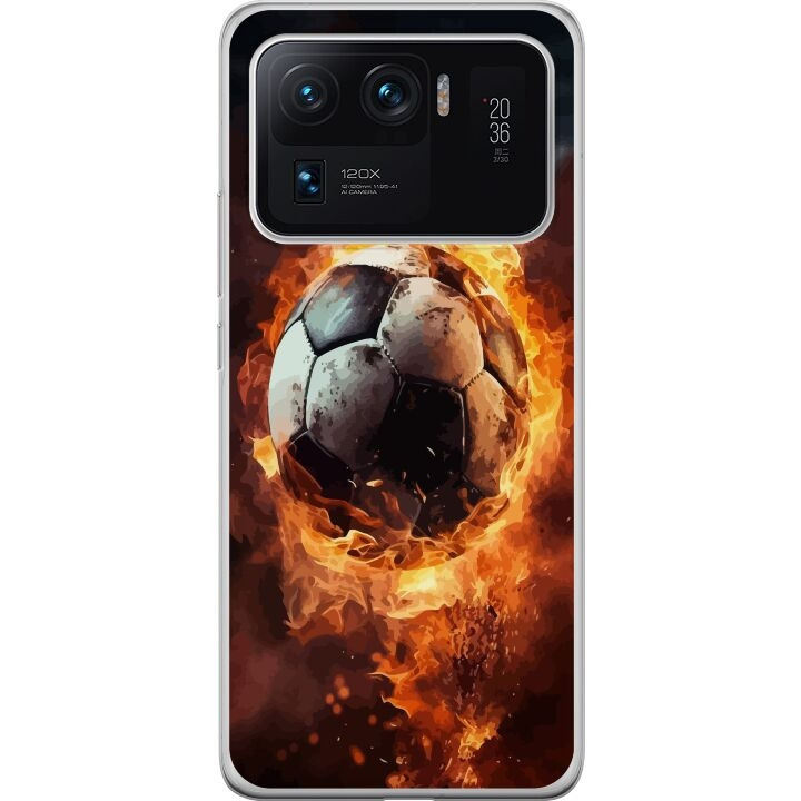 Mobilskal till Xiaomi Mi 11 Ultra med Fotboll motiv i gruppen SMARTPHONE & SURFPLATTOR / Mobilskydd / Xiaomi hos TP E-commerce Nordic AB (A65000)